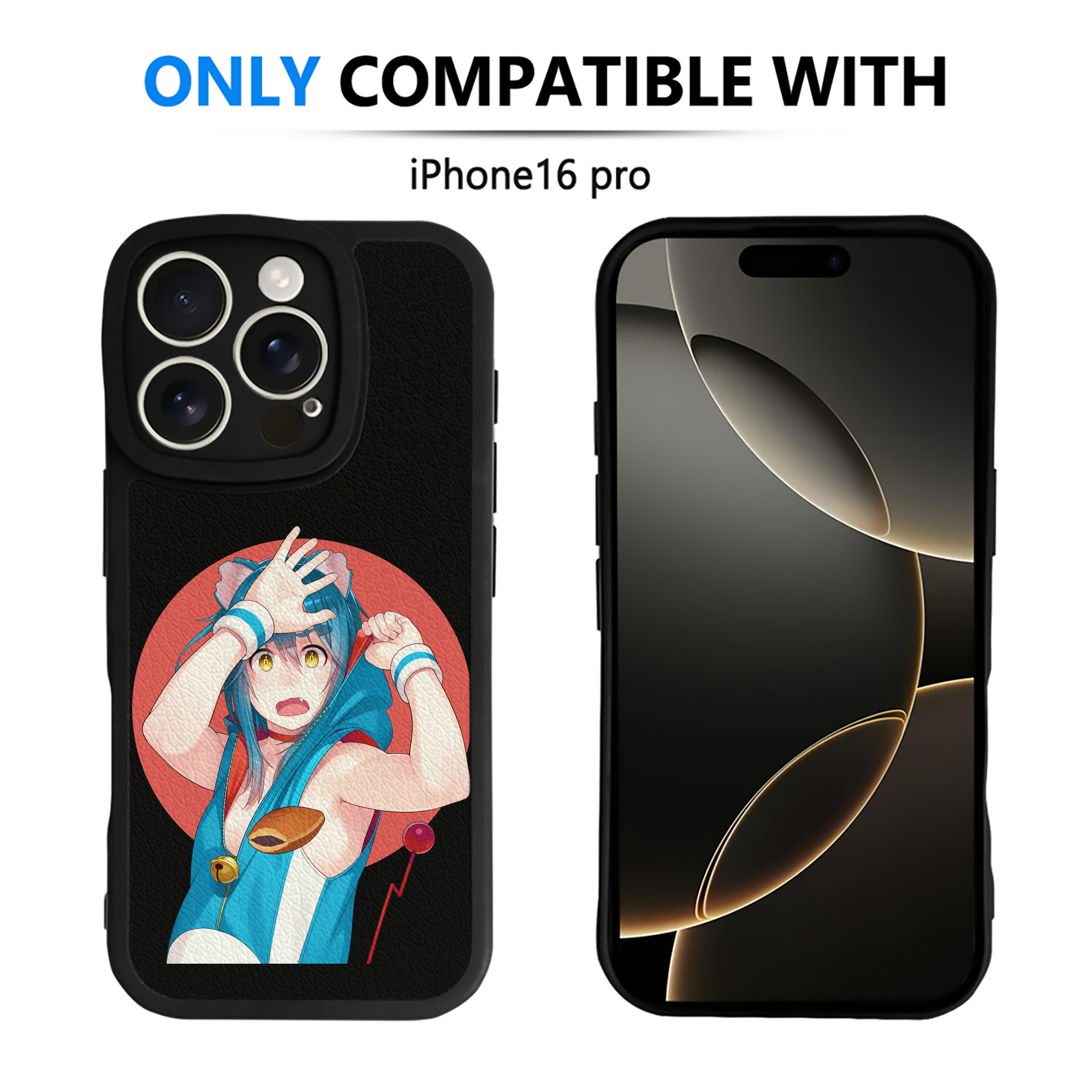 （画像用） ドラえもん Doraemon 【iPhone 16シリーズ対応】シリコンスマホケース（レザー調） 材質：シリコン